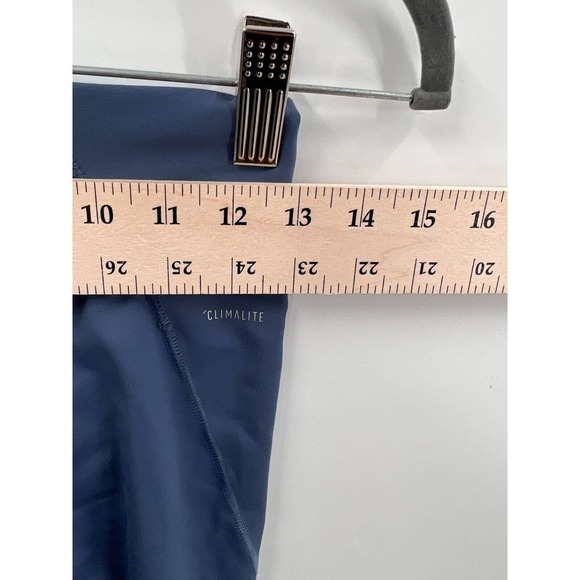 Adidas CLIMALITE Women’s S Small W BB High-Waisted Athletic Training Tights Blue - Picture 7 of 10